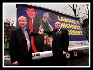 William Hague Conservative Party Leader Scotland April 1999 with David McLetchie launch William Hague Conservative Party Leader Scotland April 1999 with David McLetchie launch