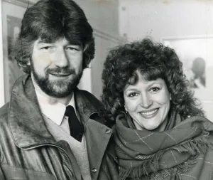 Willy Russell and Barbara Dickson ahead of the opening of Blood Brothers in 1983 Willy Russell and Barbara Dickson ahead of the opening of Blood Brothers in 1983