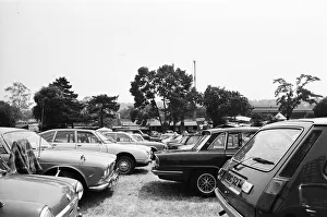 Wimbledon 1976. Fans car park. 1st July 1976 Wimbledon 1976. Fans car park. 1st July 1976