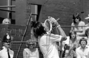 Wimbledon 1st Day: Nastase. June 1981 81-3535-005 Wimbledon 1st Day: Nastase. June 1981 81-3535-005