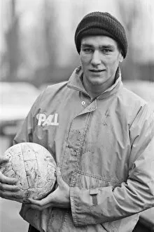 Images Dated 15th January 1988: Wimbledon Football Club training session. Picture shows player Vinnie Jones