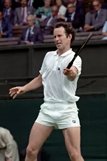 Images Dated 21st June 1988: Wimbledon. (J. McEnroe). June 1988 88-3317-038