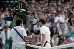 Wimbledon. John McEnroe. June 1988 88-3372-136 Wimbledon. John McEnroe. June 1988 88-3372-136