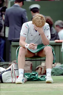 Wimbledon Mens Final. Boris Becker v. Stefan Edberg. July 1988 88-3590-033 Wimbledon Mens Final. Boris Becker v. Stefan Edberg. July 1988 88-3590-033