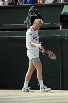 Wimbledon. Men's Final: Michael Stich vs. Boris Becker. July 1991 91-4302-074 Wimbledon. Men's Final: Michael Stich vs. Boris Becker. July 1991 91-4302-074