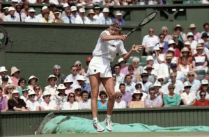 Wimbledon. Steffi Graf. July 1991 91-4353-045 Wimbledon. Steffi Graf. July 1991 91-4353-045