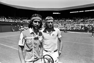 Wimbledon Tennis 1st Day: Bjorn Borg. June 1981 81-3536-021 Wimbledon Tennis 1st Day: Bjorn Borg. June 1981 81-3536-021