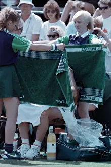 Wimbledon Tennis. Alexia Dechaume. June 1988 88-3341-048 Wimbledon Tennis. Alexia Dechaume. June 1988 88-3341-048