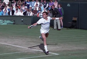 Wimbledon Tennis. Becker v. Lendl. July 1988 88-3559-015 Wimbledon Tennis. Becker v. Lendl. July 1988 88-3559-015