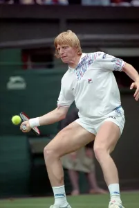 Wimbledon Tennis. Boris Becker (Winner). June 1988 88-3397-135 Wimbledon Tennis. Boris Becker (Winner). June 1988 88-3397-135
