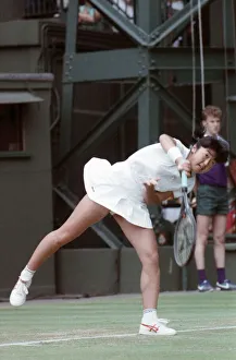 Wimbledon Tennis. Chris Evert. July 1988 88-3421 Wimbledon Tennis. Chris Evert. July 1988 88-3421