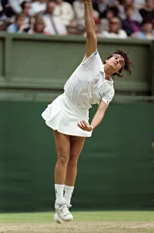 Wimbledon Tennis. Gabriella Sabatini. July 1991 91-4196-002 Wimbledon Tennis. Gabriella Sabatini. July 1991 91-4196-002