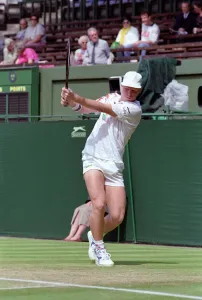 Wimbledon Tennis. Jim Courier. July 1991 91-4196 Wimbledon Tennis. Jim Courier. July 1991 91-4196
