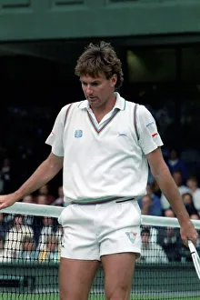 Wimbledon Tennis. Jimmy Connors. July 1989 89-3873-017 Wimbledon Tennis. Jimmy Connors. July 1989 89-3873-017