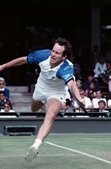 Images Dated 29th June 1989: Wimbledon Tennis. John McEnroe. June 1989 89-3896-024