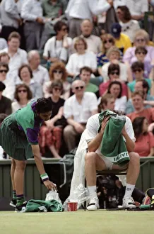 Wimbledon Tennis. McEnroe v. Edberg. July 1991 91-4197-254 Wimbledon Tennis. McEnroe v. Edberg. July 1991 91-4197-254
