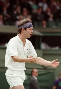 Wimbledon Tennis. McEnroe v. Edberg. July 1991 91-4197-266 Wimbledon Tennis. McEnroe v. Edberg. July 1991 91-4197-266