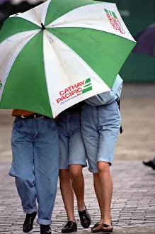 Wimbledon Tennis. Weather Rain Pix. June 1989 89-3840-005 Wimbledon Tennis. Weather Rain Pix. June 1989 89-3840-005