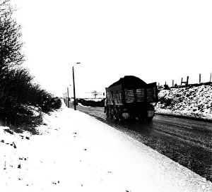 Winter Weather - Snow Scenes 28 March 1972 - Rural scene in Northumberland Winter Weather - Snow Scenes 28 March 1972 - Rural scene in Northumberland