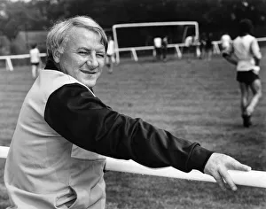 Wolverhampton Wanderers new manager Tommy Docherty at the training ground. August 1984 Wolverhampton Wanderers new manager Tommy Docherty at the training ground. August 1984