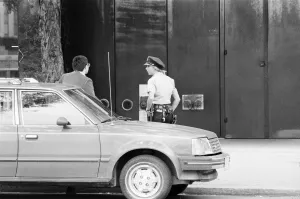 Woman Police Officer patrolling the streets of New York, USA, June 1984 Woman Police Officer patrolling the streets of New York, USA, June 1984