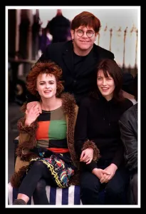 Women Talking Dirty film photocall April 1999 Elton John executive producer with Women Talking Dirty film photocall April 1999 Elton John executive producer with