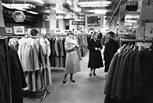 Womens Fashion Floor at Blackers Department Store, Liverpool 14th November 1980 Womens Fashion Floor at Blackers Department Store, Liverpool 14th November 1980