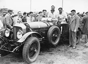 Woolf Barnato and Mr Birkin seen here after winning the Le Mans 24 hour endurance race Woolf Barnato and Mr Birkin seen here after winning the Le Mans 24 hour endurance race
