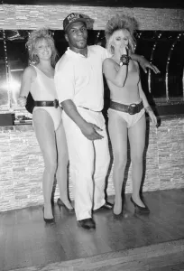 World Champion boxer Mike Tyson boogies the night away at Jacqueline' World Champion boxer Mike Tyson boogies the night away at Jacqueline'
