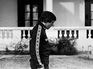 Images Dated 1st June 1978: World Cup 1978 Willie Johnston of Scotland, walking at team headquarters after