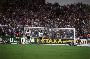 World Cup 1982 West Germany 4 Chile 1 Uwe Riender celebrates World Cup 1982 West Germany 4 Chile 1 Uwe Riender celebrates