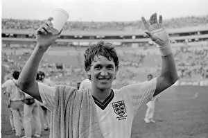 World Cup 1986 England 3 Poland 0 Group F Gary Lineker smiles after scoring a World Cup 1986 England 3 Poland 0 Group F Gary Lineker smiles after scoring a
