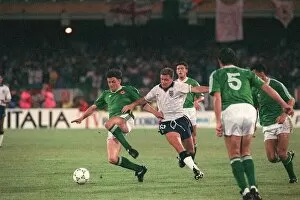 Images Dated 17th June 1990: World cup 1990 Group F England 0 Ireland 0 Andy Townsend