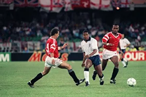 World Cup 1990 Group F England 1 Egypt 0 John Barnes (white World Cup 1990 Group F England 1 Egypt 0 John Barnes (white