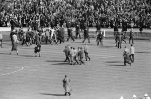 World Cup Final match at Wembley Stadium. England 4 v West Germany 2 after extra World Cup Final match at Wembley Stadium. England 4 v West Germany 2 after extra