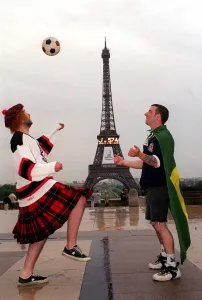 World Cup France June 1998 Football Scotland fans Richey Kenna World Cup France June 1998 Football Scotland fans Richey Kenna