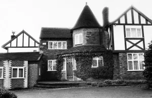 World famous snooker star Irishman Alex Higgins's new home in Prestbury, Cheshire World famous snooker star Irishman Alex Higgins's new home in Prestbury, Cheshire