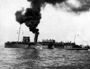 World War Two - Second World War - An old paddle steamer World War Two - Second World War - An old paddle steamer