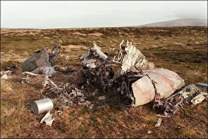 Wreckage still remains from the Falklands War - March 1999 Wreckage still remains from the Falklands War - March 1999