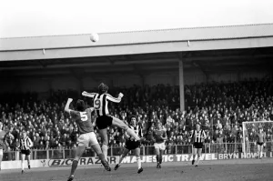 Wrexham 0 v. Newcastle 0. Division Two Football. January 1981 MF01-09-043 Wrexham 0 v. Newcastle 0. Division Two Football. January 1981 MF01-09-043