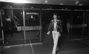 Bill Wyman of the Rolling Stones arriving at the Odeon New Street Bill Wyman of the Rolling Stones arriving at the Odeon New Street