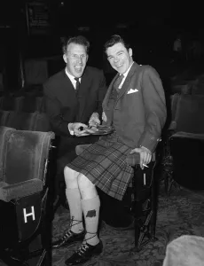 Y2K Bruce Forsyth 1960 Bruce Forsyth with comedian Andy Stewart at rehearsals for Y2K Bruce Forsyth 1960 Bruce Forsyth with comedian Andy Stewart at rehearsals for
