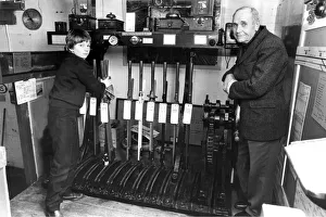 Twelve year old Martin with Mr. Sinclair at the Blyth Railway Museum Twelve year old Martin with Mr. Sinclair at the Blyth Railway Museum