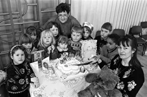 Ten years on... Mrs Lesley Holmes (right), leader of St John's playgroup in Golcar Ten years on... Mrs Lesley Holmes (right), leader of St John's playgroup in Golcar