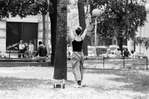 Yoga in the Park, New York, USA, June 1984 Yoga in the Park, New York, USA, June 1984