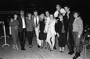 Six young ladies met Spandau Ballet (Martin Kemp, Gary Kemp, John Keeble Six young ladies met Spandau Ballet (Martin Kemp, Gary Kemp, John Keeble