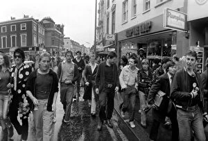 Images Dated 6th August 1977: Youth Culture / Music / Police / Street scenes. 'Punk Rock'. August 1977 77-04262-004