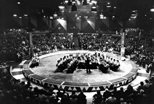 Images Dated 13th February 1982: The youth of Glossop School Band to play the last music in the Kings Hall at Belle Vue