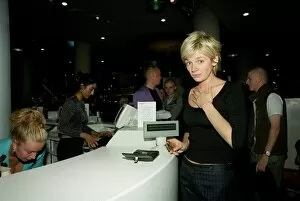 Images Dated 8th October 1998: Zoe Ball Radio / TV Presenter October 1998 Shopping for clothes in france