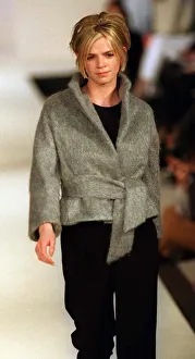 Zoe Ball Tv Presenter models in Pierce Fionda show London Fashion Week Zoe Ball Tv Presenter models in Pierce Fionda show London Fashion Week